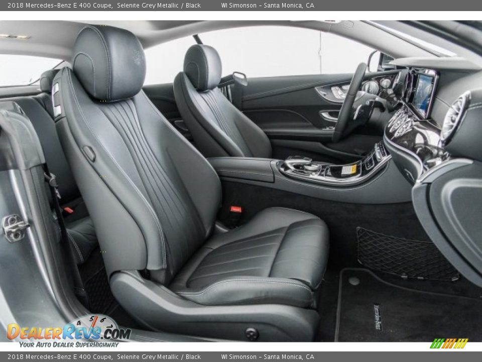 2018 Mercedes-Benz E 400 Coupe Selenite Grey Metallic / Black Photo #2