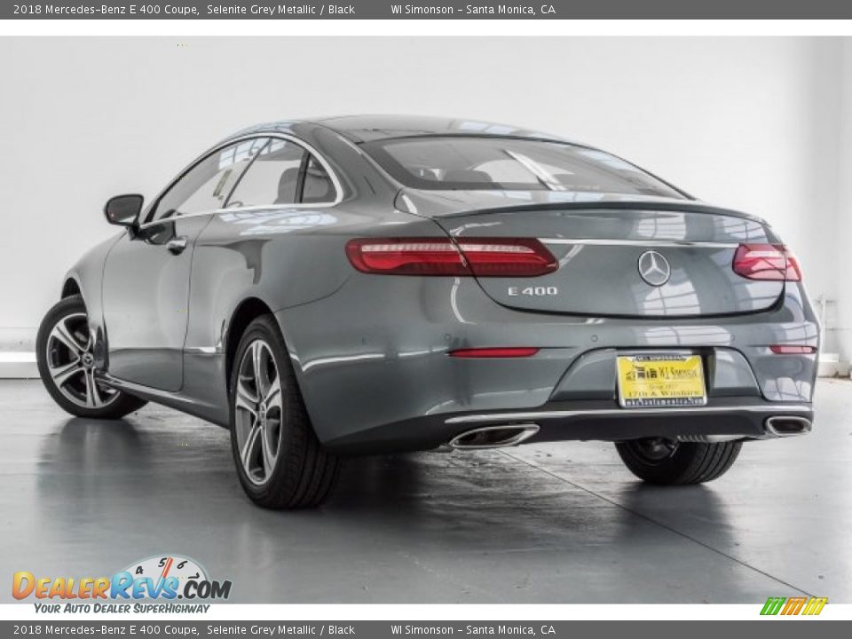 2018 Mercedes-Benz E 400 Coupe Selenite Grey Metallic / Black Photo #3