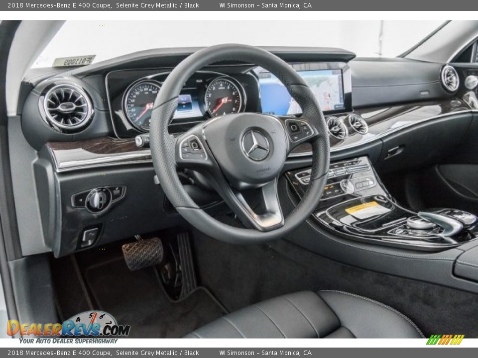 2018 Mercedes-Benz E 400 Coupe Selenite Grey Metallic / Black Photo #6