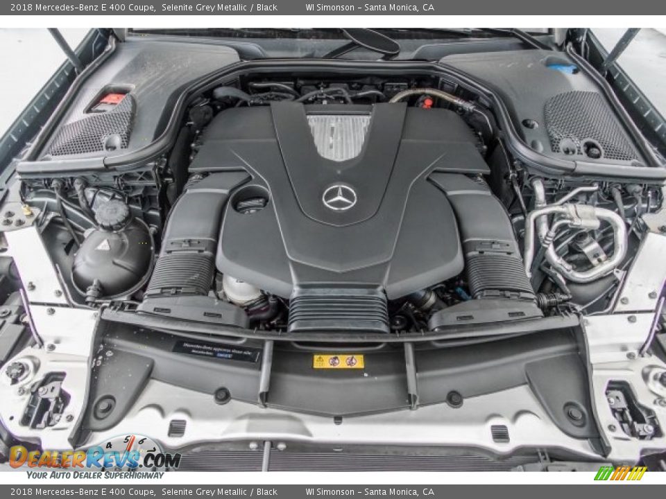 2018 Mercedes-Benz E 400 Coupe Selenite Grey Metallic / Black Photo #8