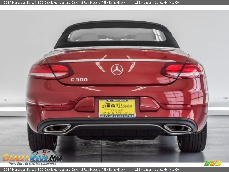 2017 Mercedes-Benz C 300 Cabriolet designo Cardinal Red Metallic / Silk Beige/Black Photo #4