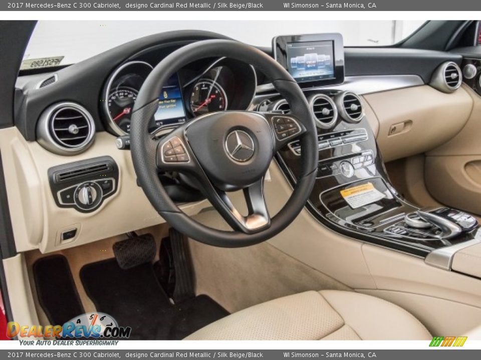 2017 Mercedes-Benz C 300 Cabriolet designo Cardinal Red Metallic / Silk Beige/Black Photo #6
