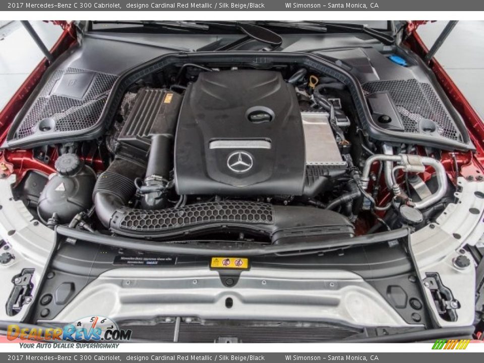 2017 Mercedes-Benz C 300 Cabriolet designo Cardinal Red Metallic / Silk Beige/Black Photo #8