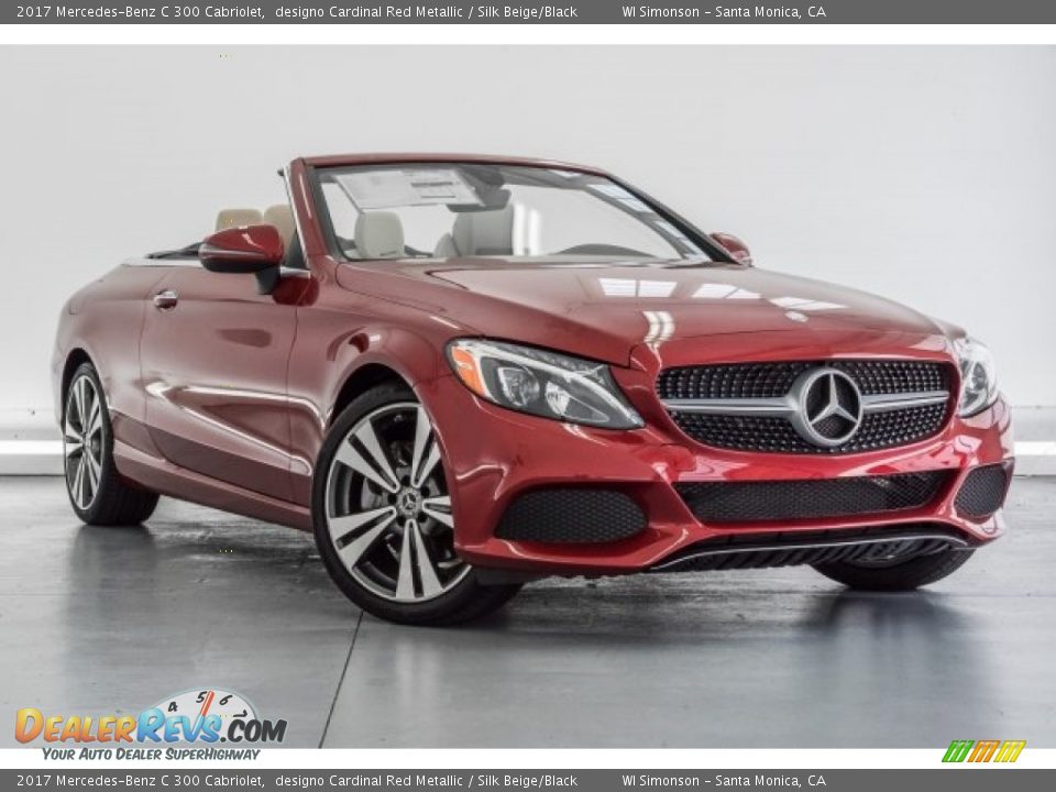 2017 Mercedes-Benz C 300 Cabriolet designo Cardinal Red Metallic / Silk Beige/Black Photo #11