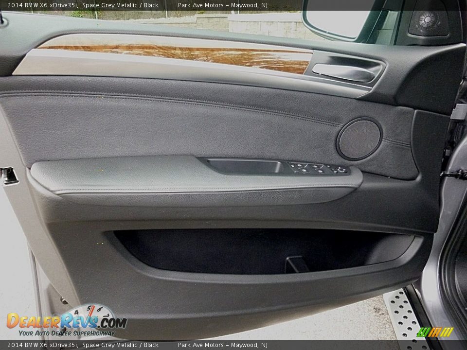 2014 BMW X6 xDrive35i Space Grey Metallic / Black Photo #10