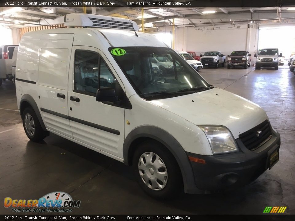 2012 Ford Transit Connect XL Van Frozen White / Dark Grey Photo #1
