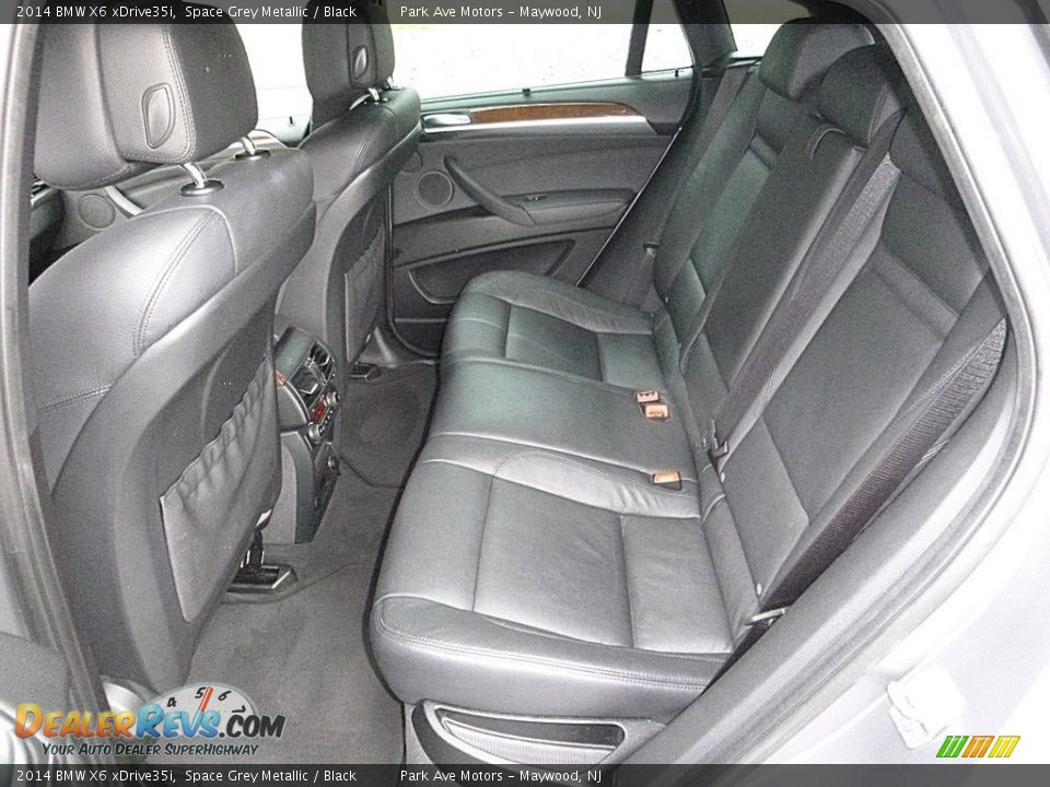 2014 BMW X6 xDrive35i Space Grey Metallic / Black Photo #17