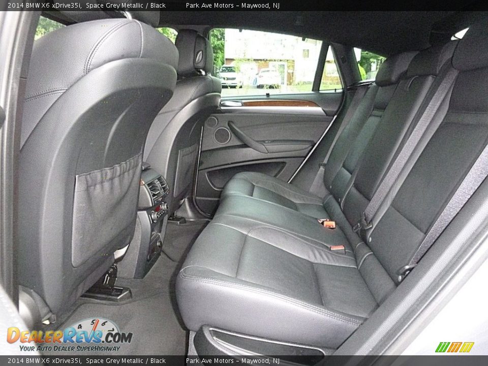 2014 BMW X6 xDrive35i Space Grey Metallic / Black Photo #18