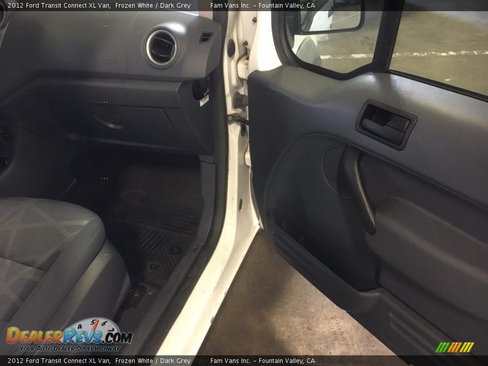 2012 Ford Transit Connect XL Van Frozen White / Dark Grey Photo #5