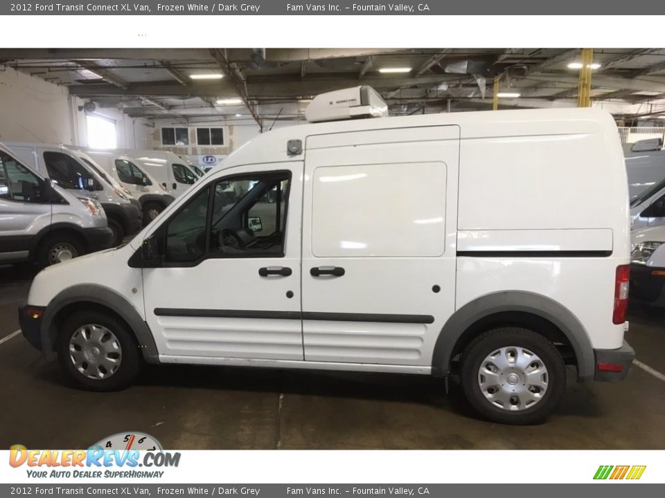 2012 Ford Transit Connect XL Van Frozen White / Dark Grey Photo #10