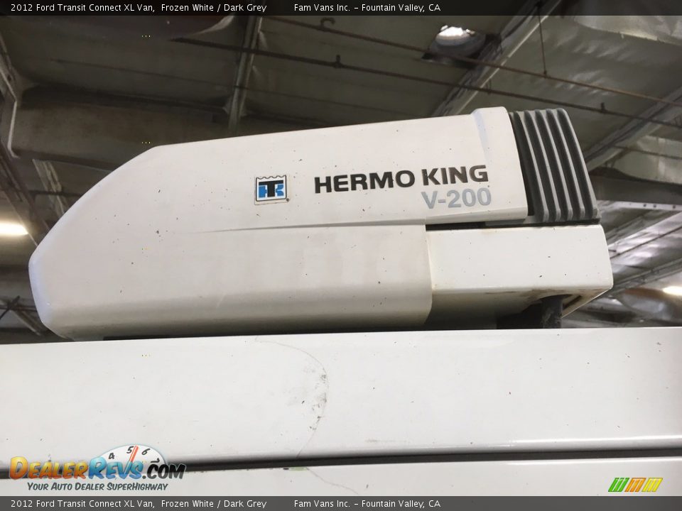 2012 Ford Transit Connect XL Van Frozen White / Dark Grey Photo #12