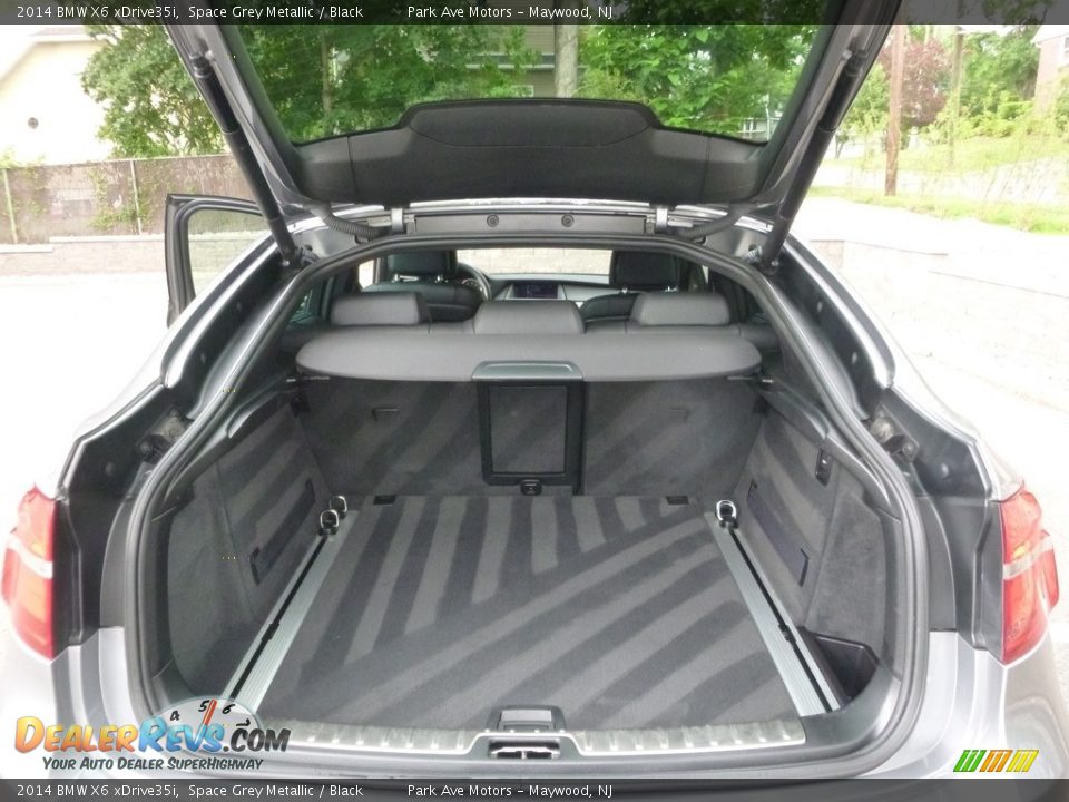 2014 BMW X6 xDrive35i Space Grey Metallic / Black Photo #30
