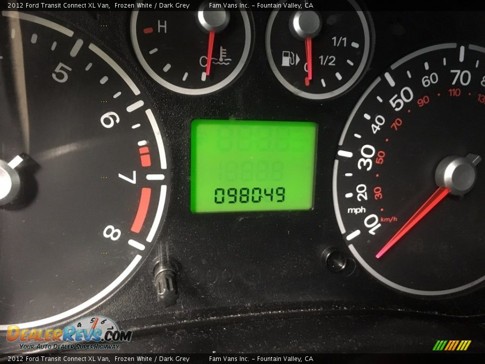 2012 Ford Transit Connect XL Van Frozen White / Dark Grey Photo #16