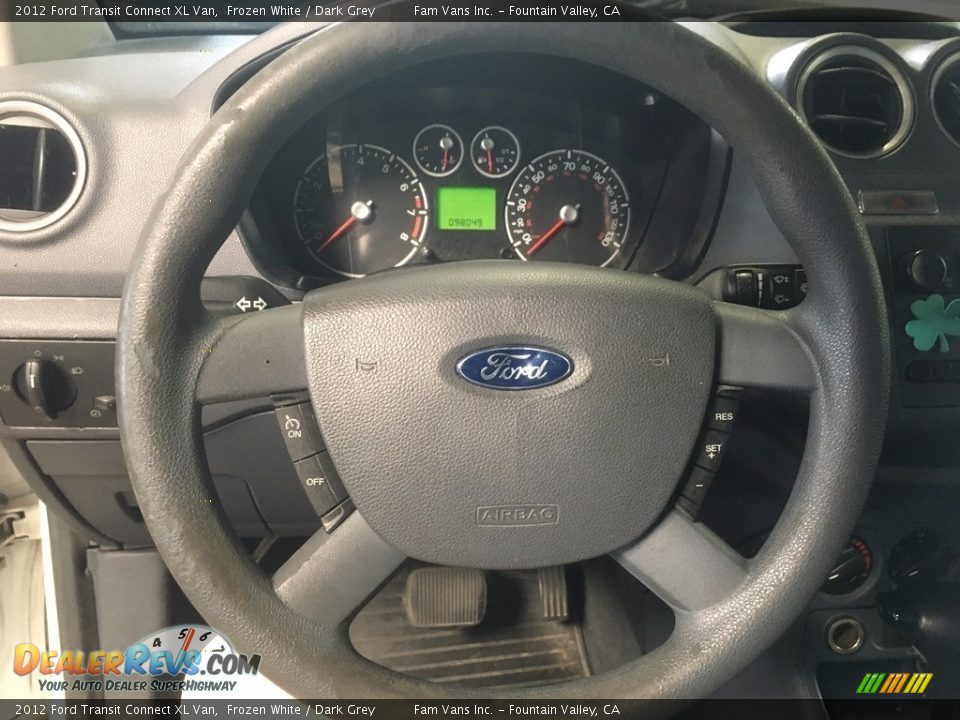 2012 Ford Transit Connect XL Van Frozen White / Dark Grey Photo #17