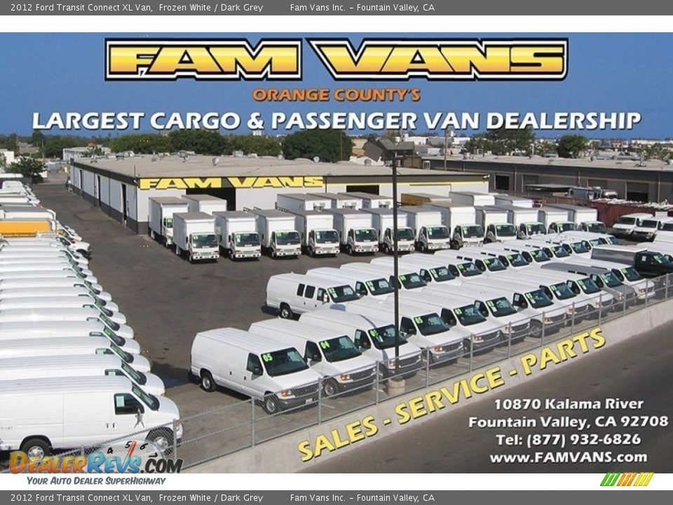 2012 Ford Transit Connect XL Van Frozen White / Dark Grey Photo #22