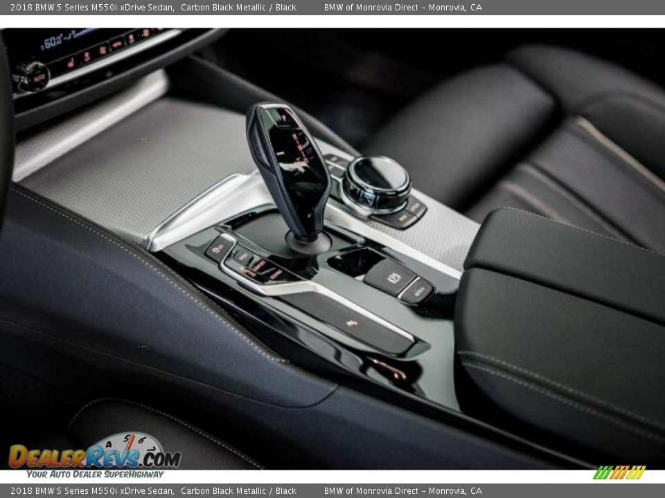 2018 BMW 5 Series M550i xDrive Sedan Carbon Black Metallic / Black Photo #7