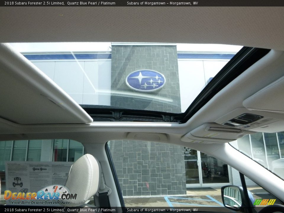 2018 Subaru Forester 2.5i Limited Quartz Blue Pearl / Platinum Photo #11