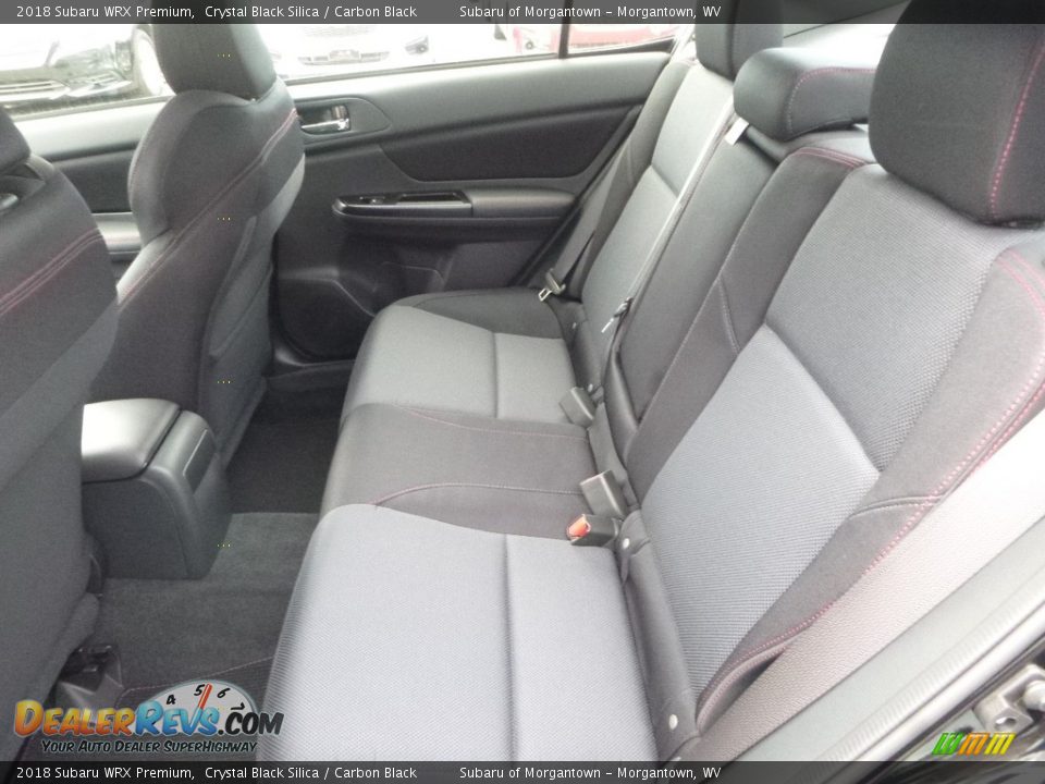 Rear Seat of 2018 Subaru WRX Premium Photo #13