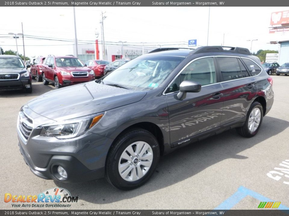 2018 Subaru Outback 2.5i Premium Magnetite Gray Metallic / Titanium Gray Photo #8