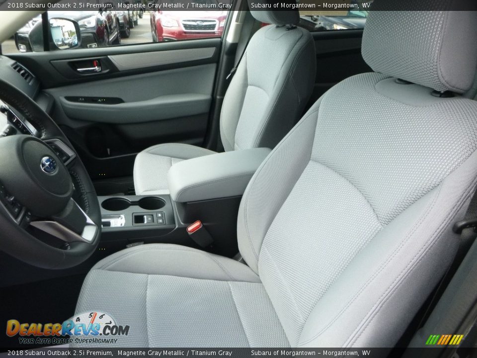 2018 Subaru Outback 2.5i Premium Magnetite Gray Metallic / Titanium Gray Photo #14