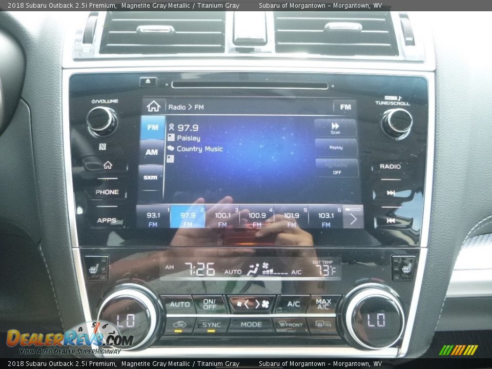 2018 Subaru Outback 2.5i Premium Magnetite Gray Metallic / Titanium Gray Photo #17
