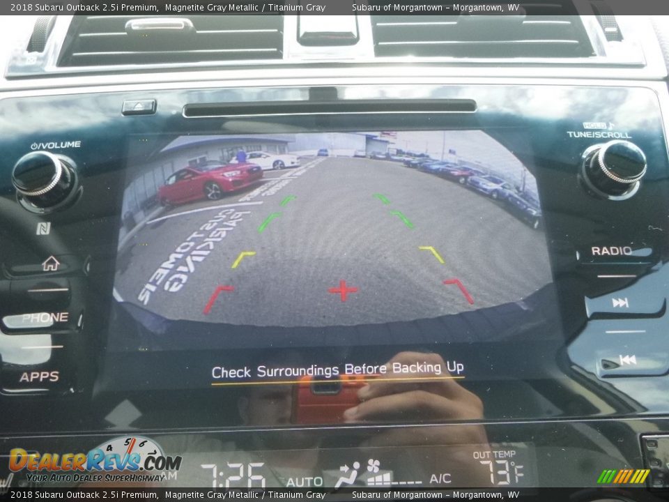 2018 Subaru Outback 2.5i Premium Magnetite Gray Metallic / Titanium Gray Photo #18