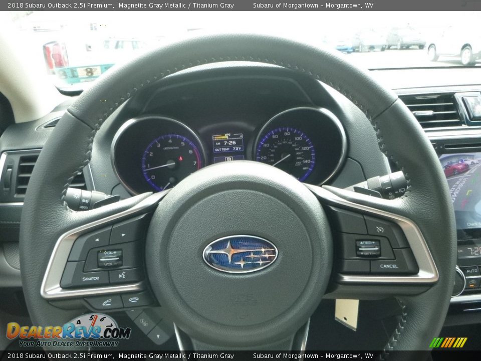 2018 Subaru Outback 2.5i Premium Magnetite Gray Metallic / Titanium Gray Photo #20
