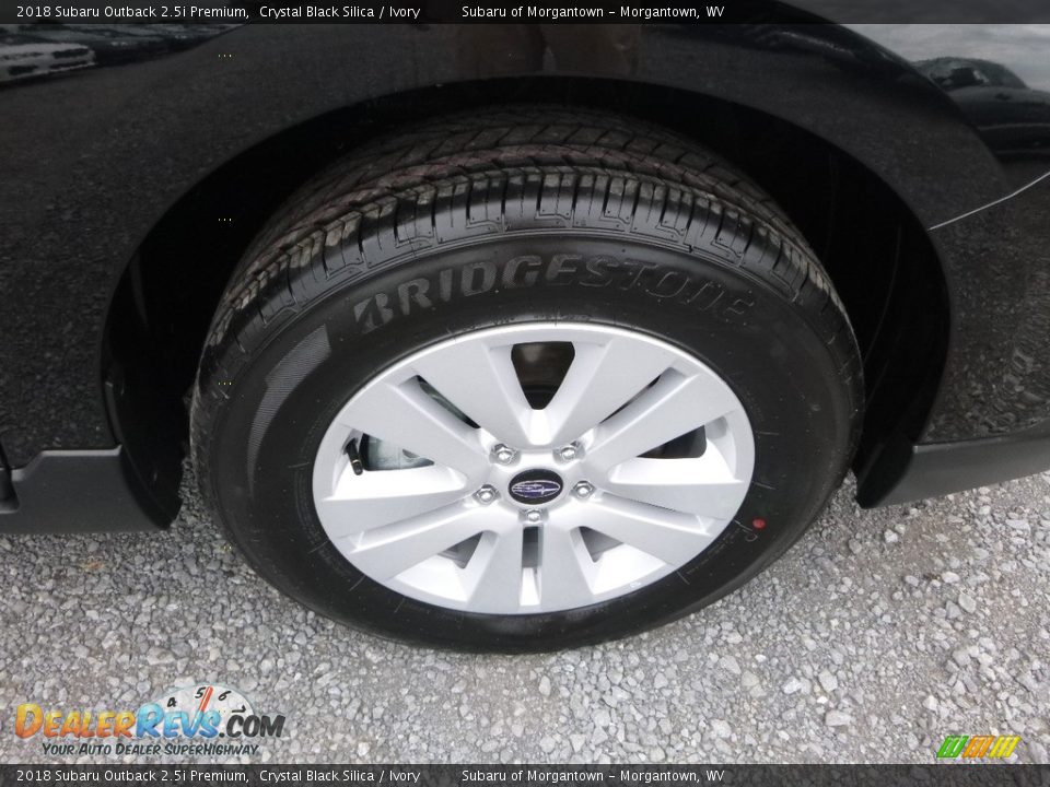 2018 Subaru Outback 2.5i Premium Crystal Black Silica / Ivory Photo #2