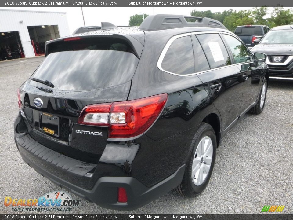 2018 Subaru Outback 2.5i Premium Crystal Black Silica / Ivory Photo #4
