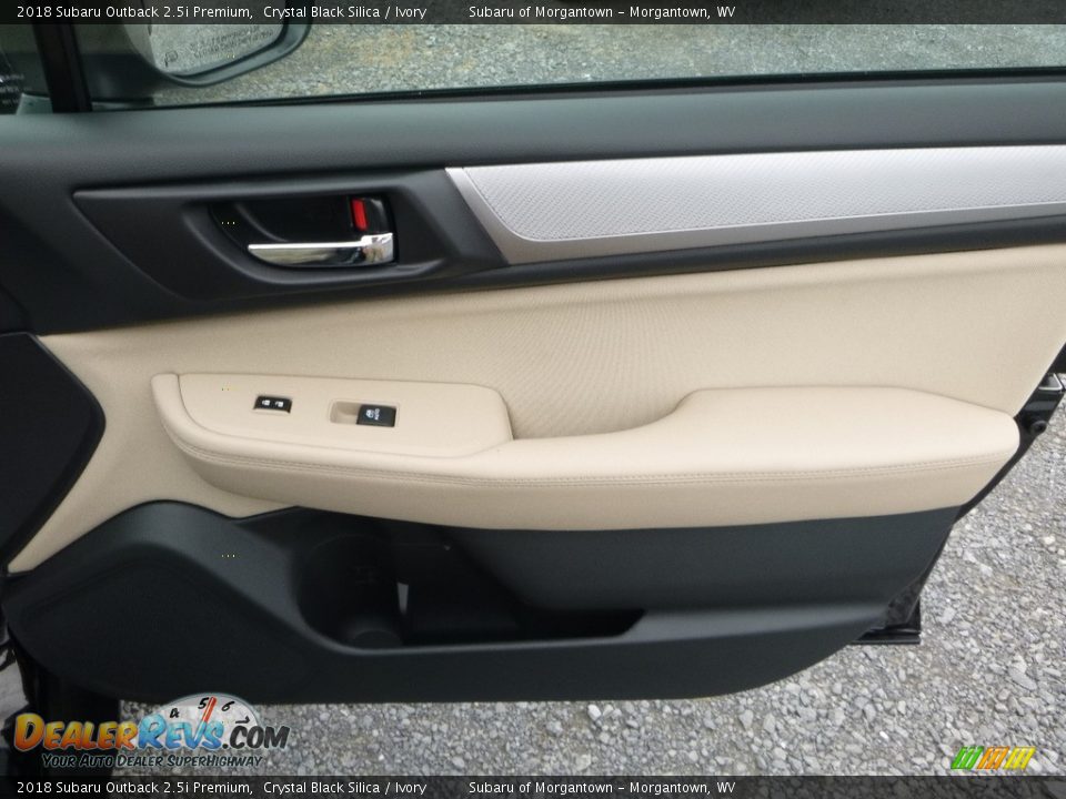 2018 Subaru Outback 2.5i Premium Crystal Black Silica / Ivory Photo #12