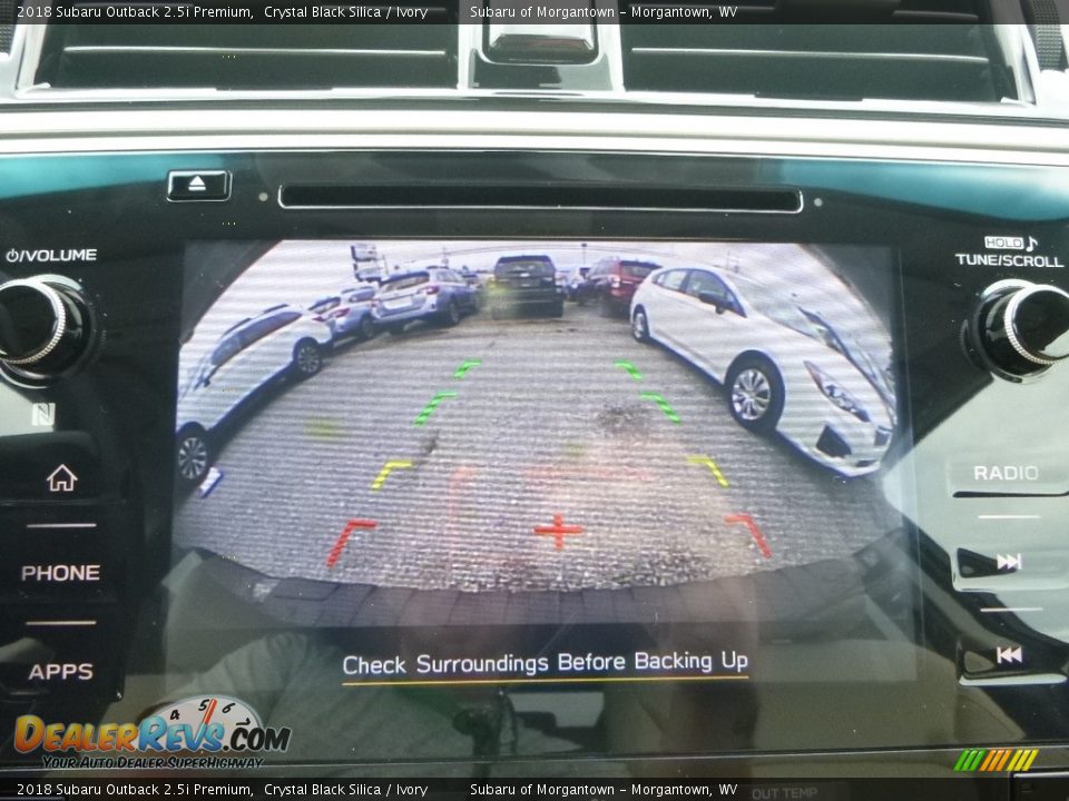 2018 Subaru Outback 2.5i Premium Crystal Black Silica / Ivory Photo #19