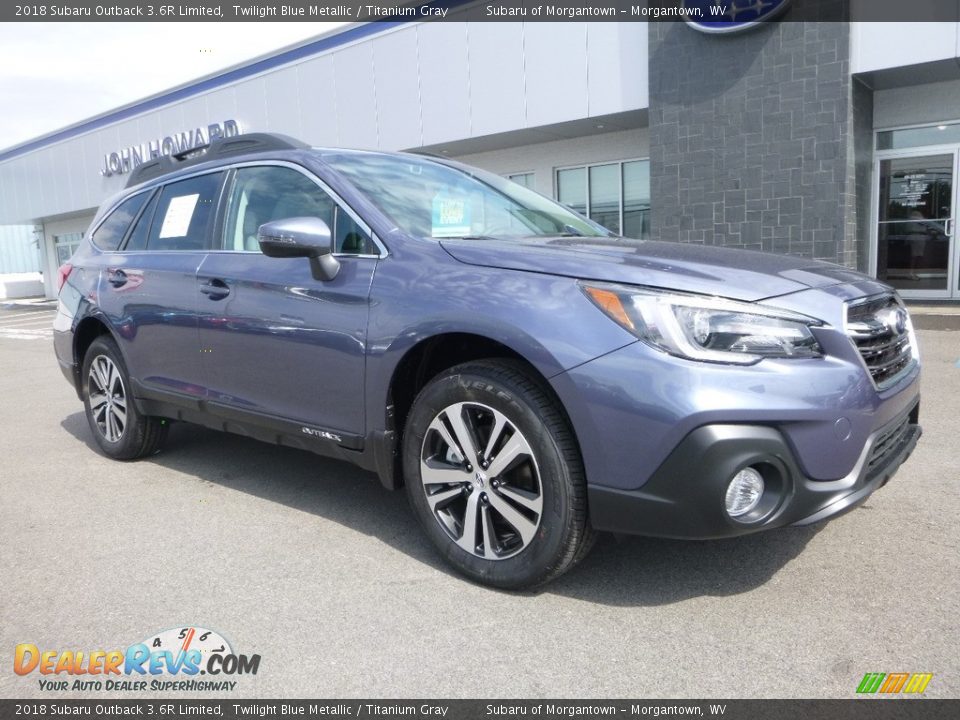 2018 Subaru Outback 3.6R Limited Twilight Blue Metallic / Titanium Gray Photo #1