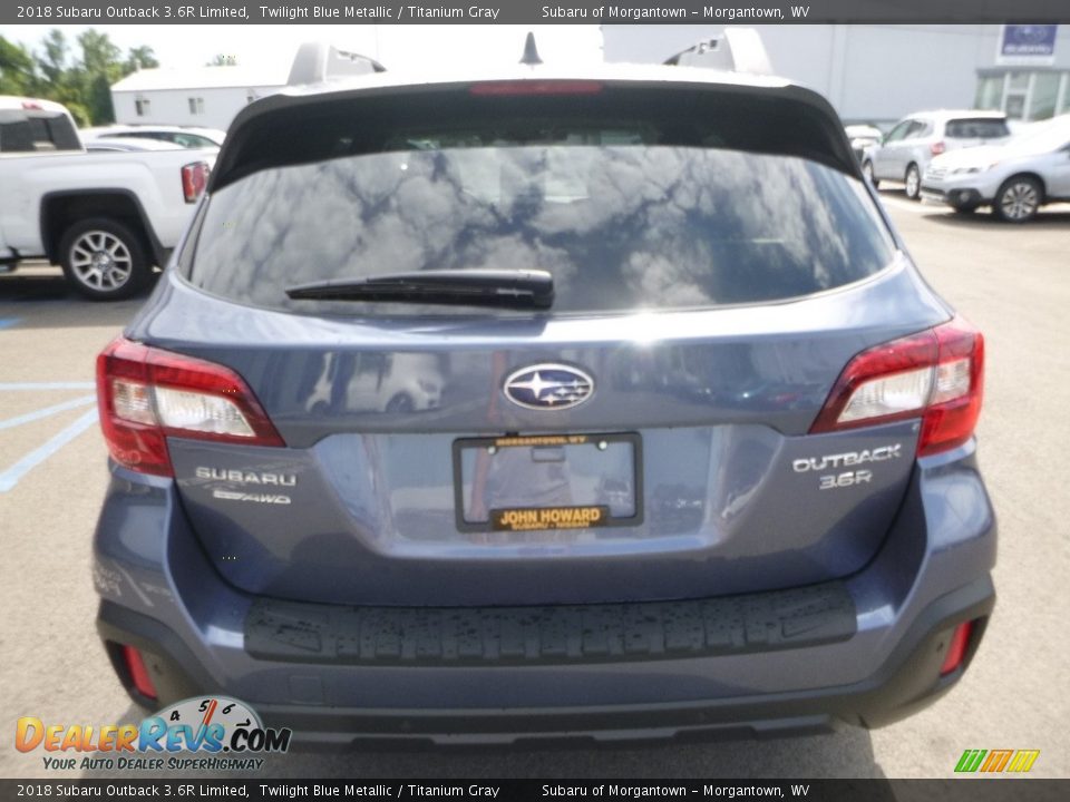 2018 Subaru Outback 3.6R Limited Twilight Blue Metallic / Titanium Gray Photo #5