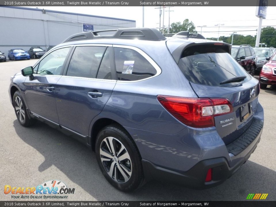 2018 Subaru Outback 3.6R Limited Twilight Blue Metallic / Titanium Gray Photo #6