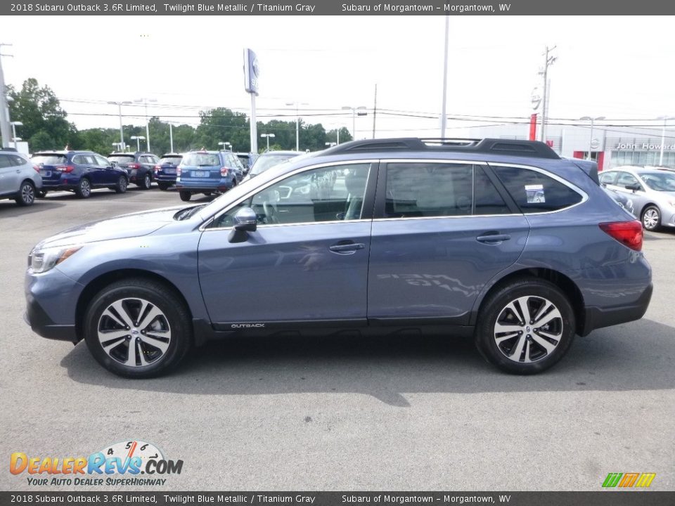 Twilight Blue Metallic 2018 Subaru Outback 3.6R Limited Photo #7