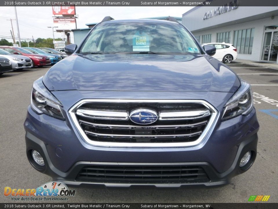 2018 Subaru Outback 3.6R Limited Twilight Blue Metallic / Titanium Gray Photo #9