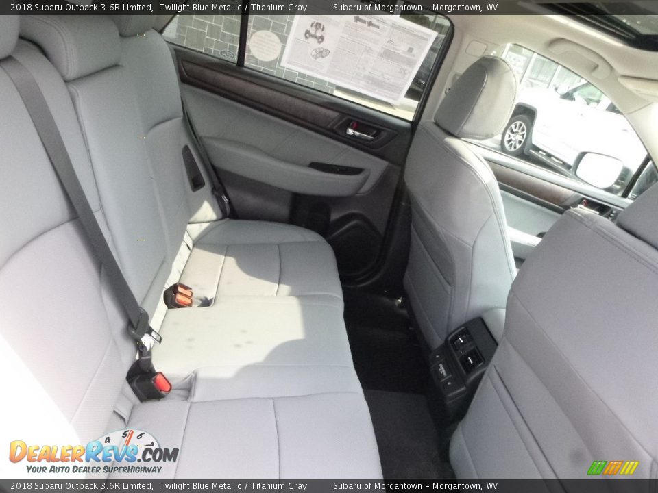 2018 Subaru Outback 3.6R Limited Twilight Blue Metallic / Titanium Gray Photo #13