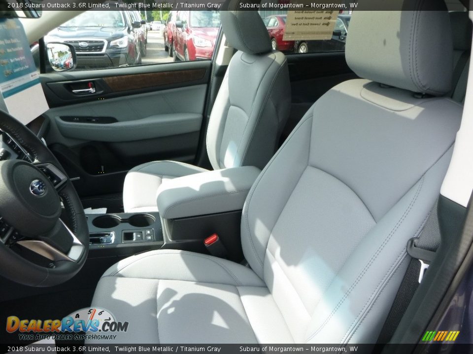 2018 Subaru Outback 3.6R Limited Twilight Blue Metallic / Titanium Gray Photo #15