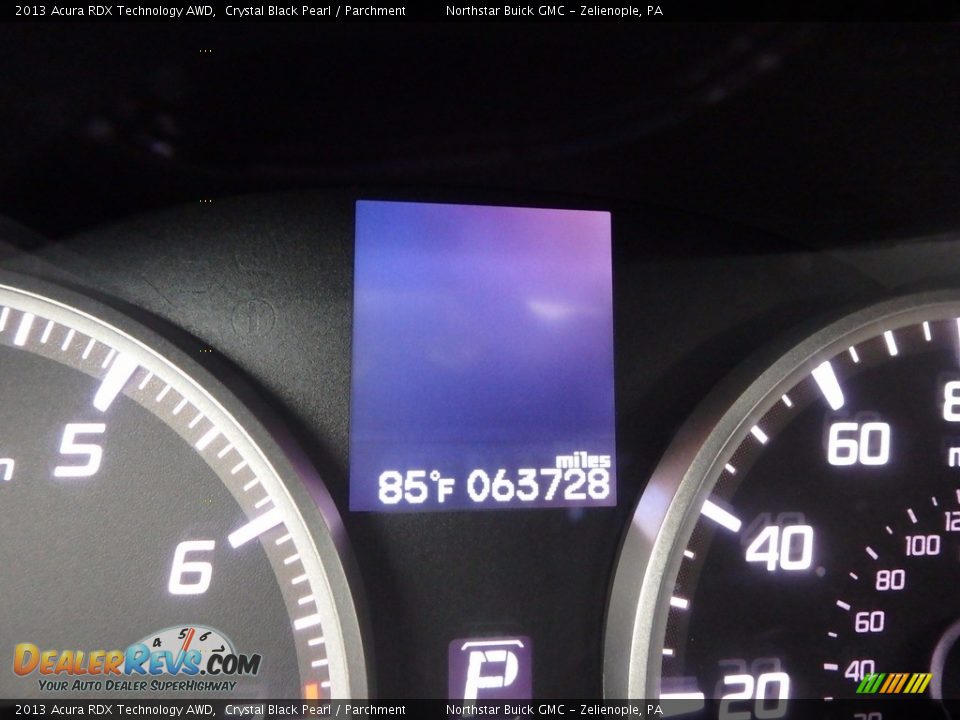 2013 Acura RDX Technology AWD Crystal Black Pearl / Parchment Photo #30