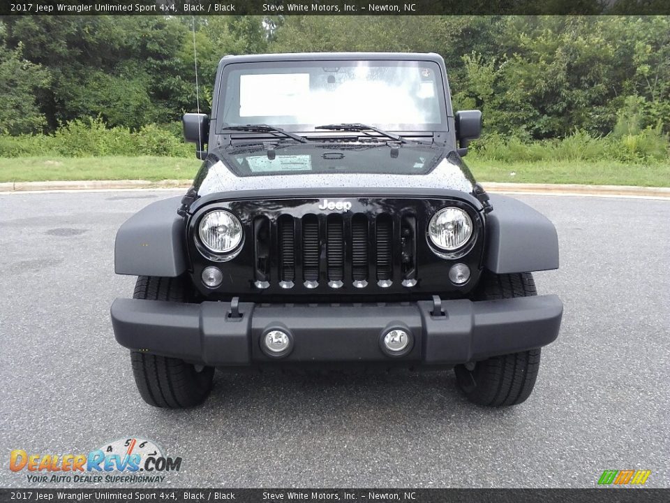 2017 Jeep Wrangler Unlimited Sport 4x4 Black / Black Photo #3