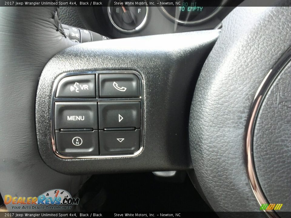 2017 Jeep Wrangler Unlimited Sport 4x4 Black / Black Photo #17