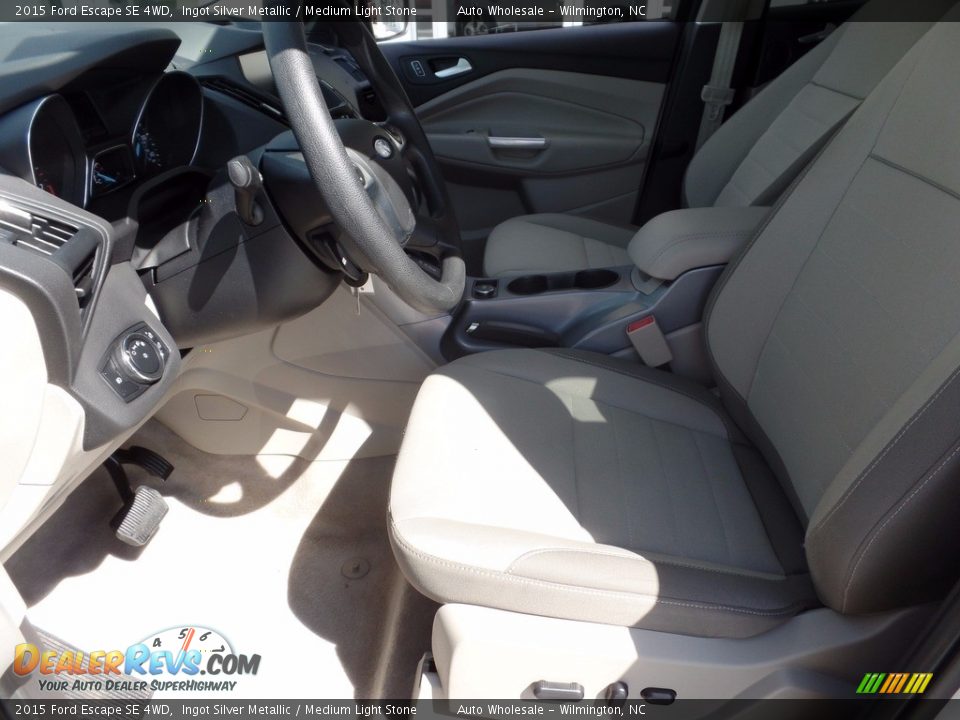 2015 Ford Escape SE 4WD Ingot Silver Metallic / Medium Light Stone Photo #10