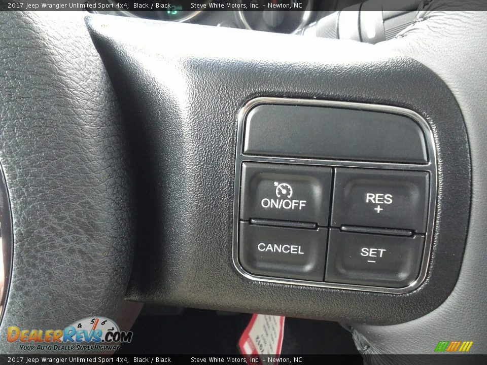 2017 Jeep Wrangler Unlimited Sport 4x4 Black / Black Photo #18