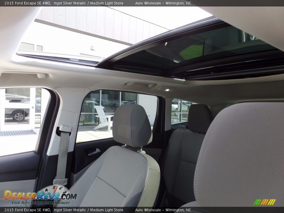 2015 Ford Escape SE 4WD Ingot Silver Metallic / Medium Light Stone Photo #11