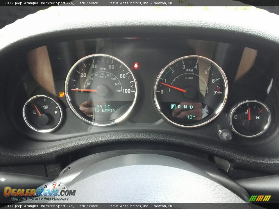 2017 Jeep Wrangler Unlimited Sport 4x4 Black / Black Photo #19
