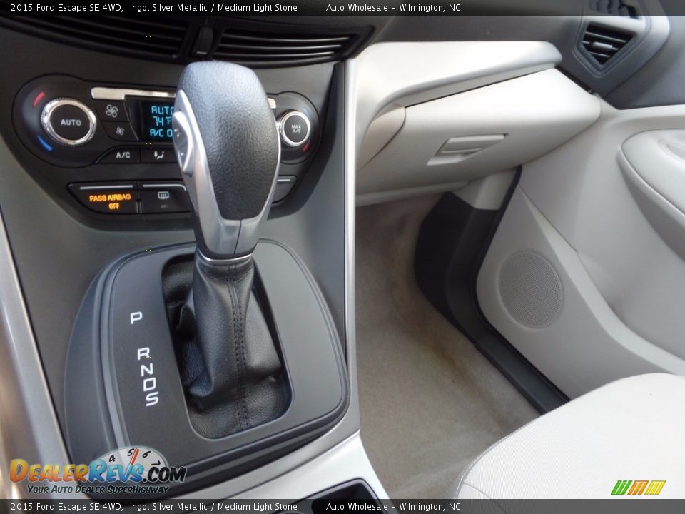 2015 Ford Escape SE 4WD Ingot Silver Metallic / Medium Light Stone Photo #19