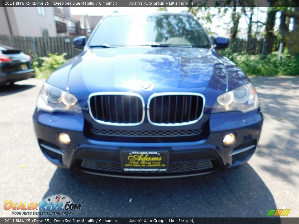 2011 BMW X5 xDrive 35i Deep Sea Blue Metallic / Cinnamon Photo #2