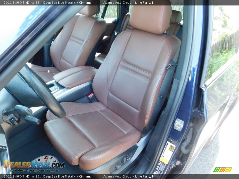 2011 BMW X5 xDrive 35i Deep Sea Blue Metallic / Cinnamon Photo #11