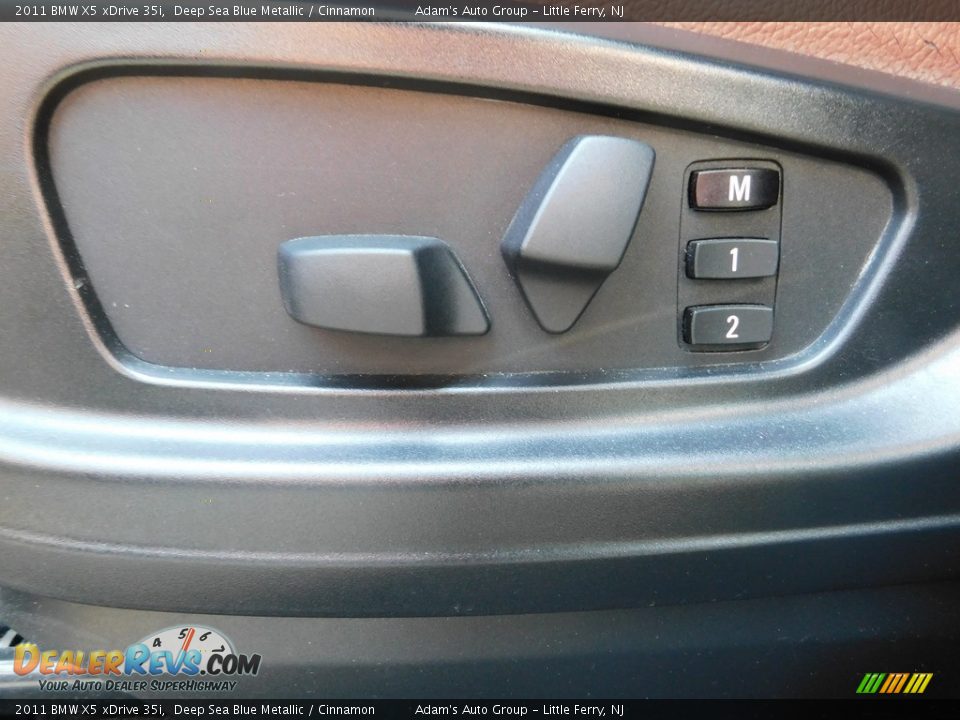 2011 BMW X5 xDrive 35i Deep Sea Blue Metallic / Cinnamon Photo #12