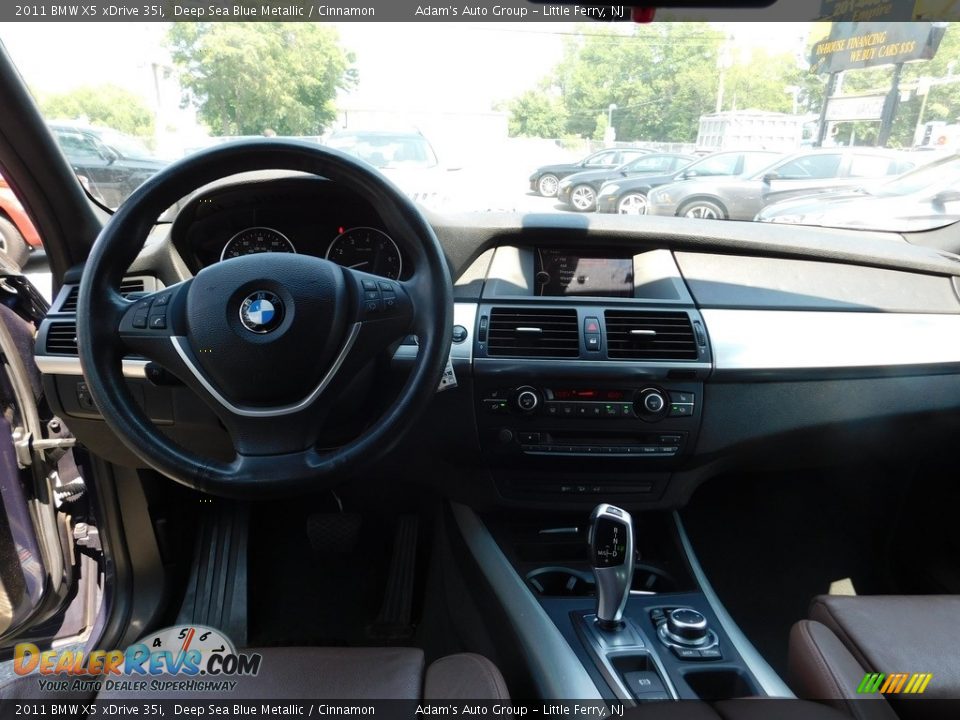 2011 BMW X5 xDrive 35i Deep Sea Blue Metallic / Cinnamon Photo #13